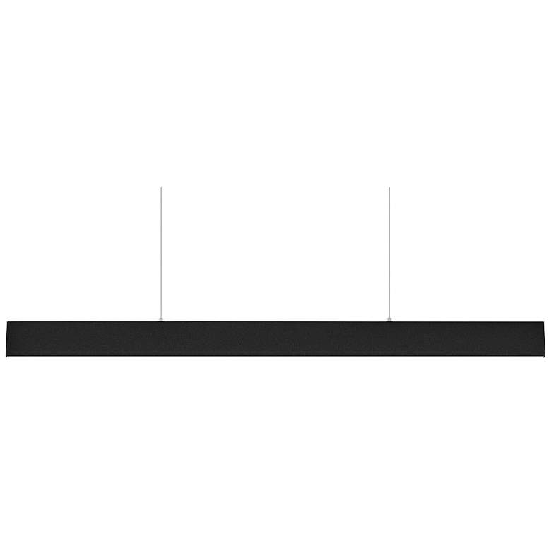 Image 3 Eglo Climene 46 1/2" Matte Black Modern LED Linear Pendant Light more views