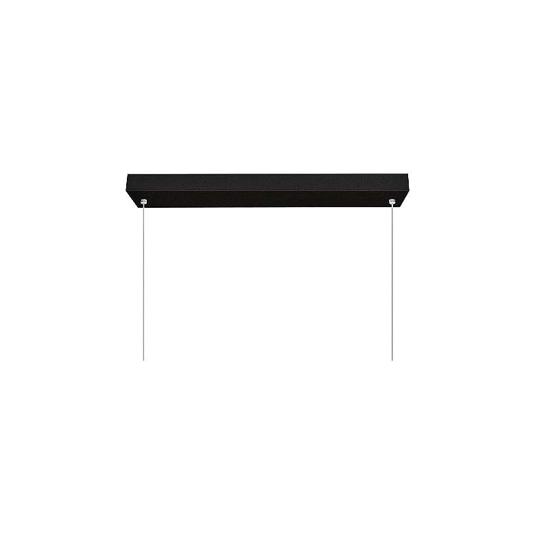 Image 4 Eglo Climene 46 1/2" Matte Black Modern LED Linear Pendant Light more views