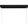 Eglo Climene 46 1/2" Matte Black Modern LED Linear Pendant Light