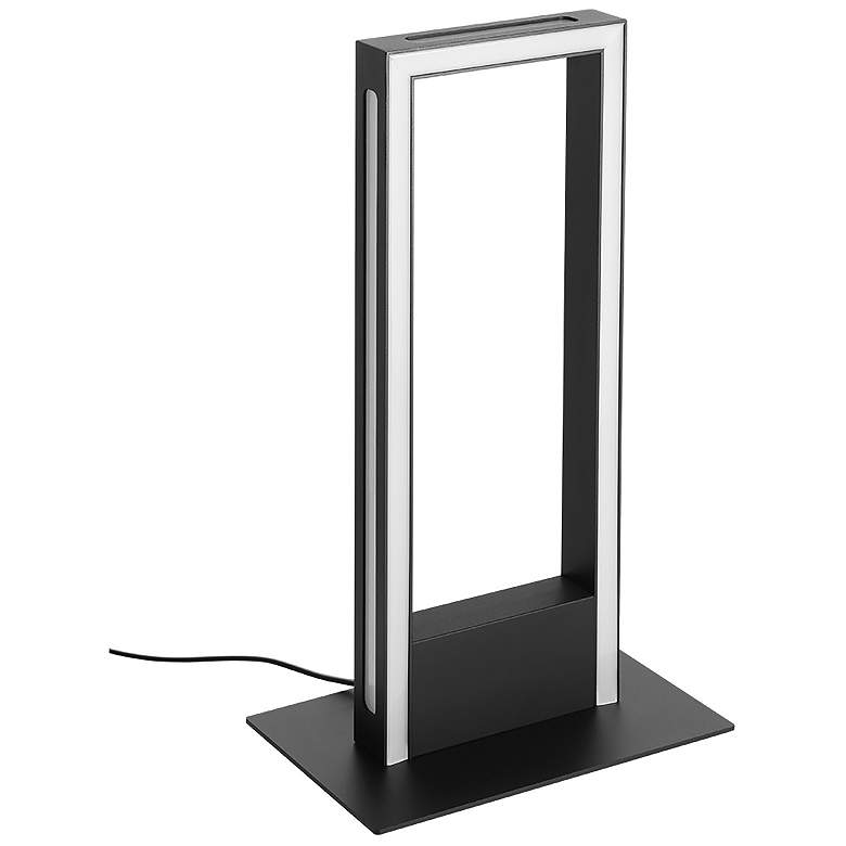 Image 1 Eglo Connect Salvilanas-Z 17"H Black LED Smart Table Lamp