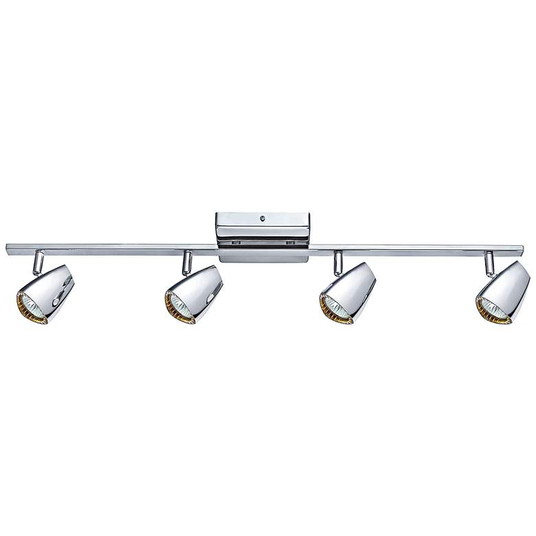 Image 1 Eglo Corbera Industrial 4-Light Polished Chrome Track Kit