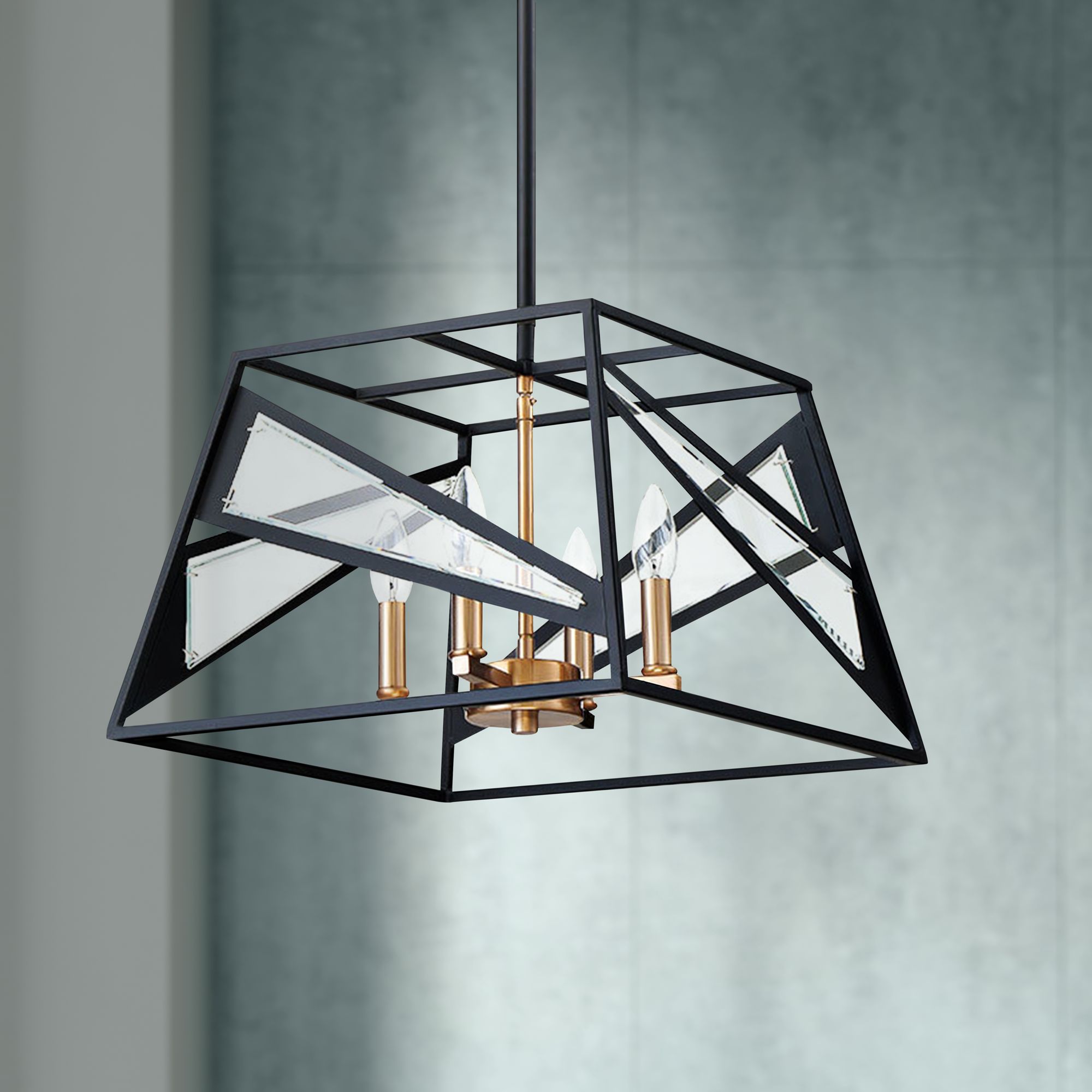 modern geometric pendant light