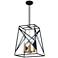 Eglo Corrietes 16" Wide Matte Black Pendant Light