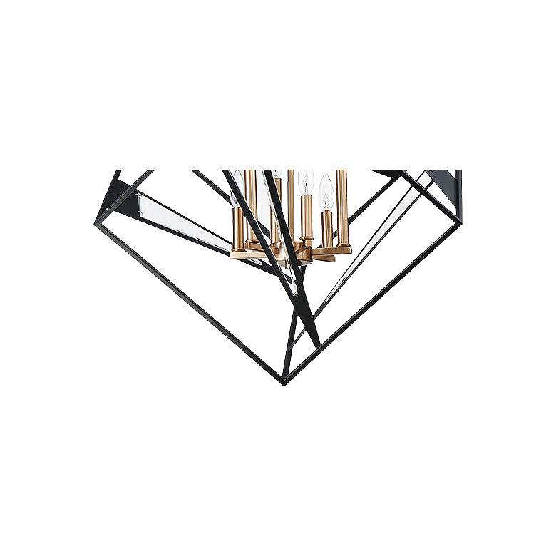 Image 3 Eglo Corrietes 29 1/2" Wide Matte Black Modern Geometric Pendant Light more views