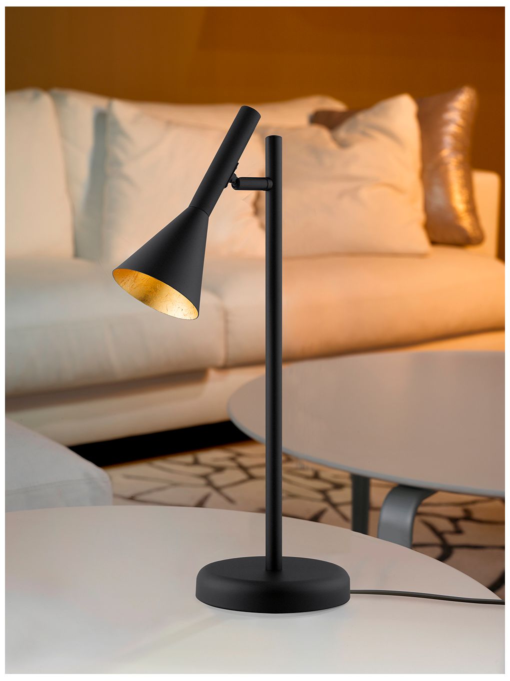 Image 4 Eglo Cortaderas Black Metal Modern Adjustable Desk Lamp - Made to Order more views