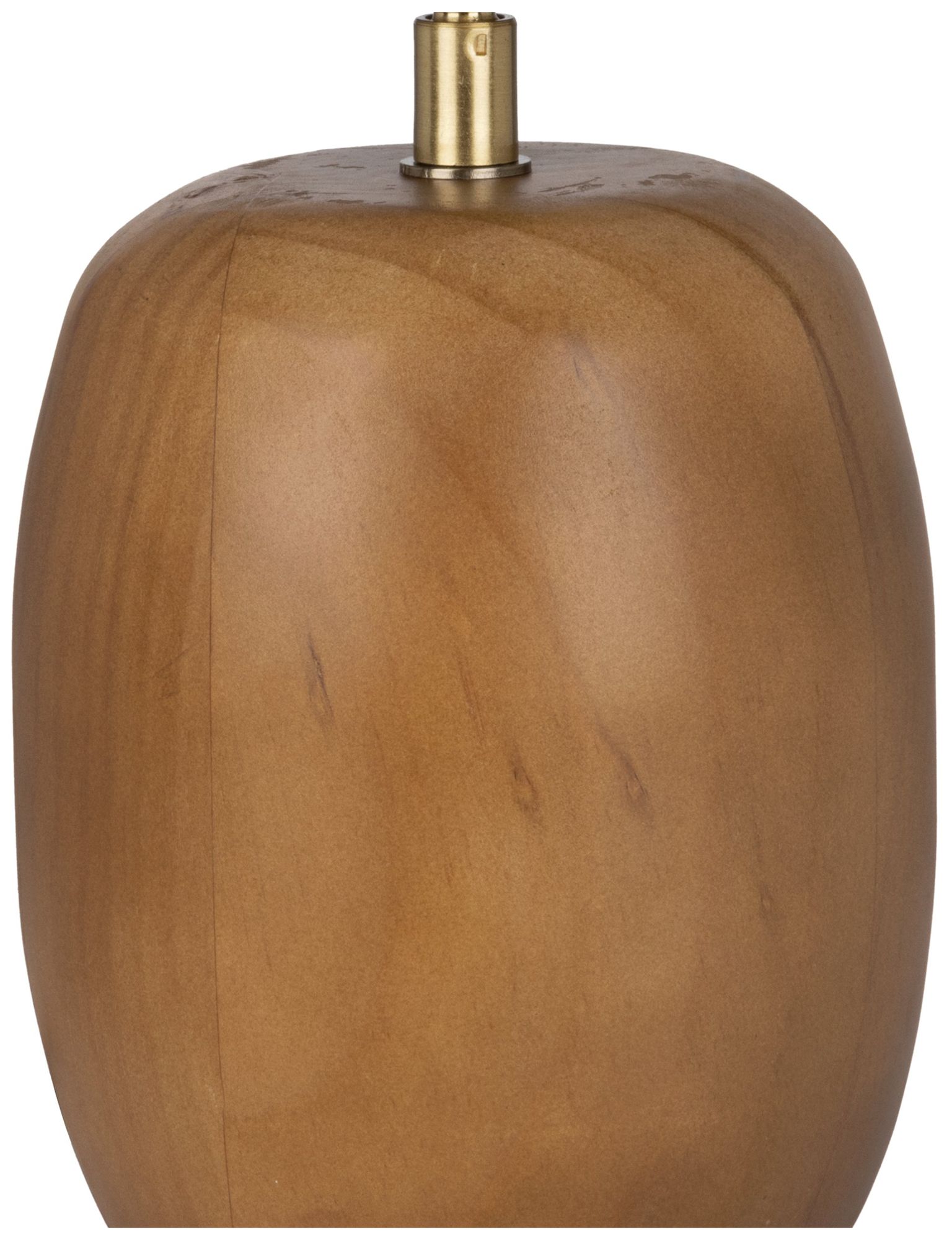 Image 4 Eglo Cottesford 16" Brown Pine Wood and Brushed Gold Table Lamp more views