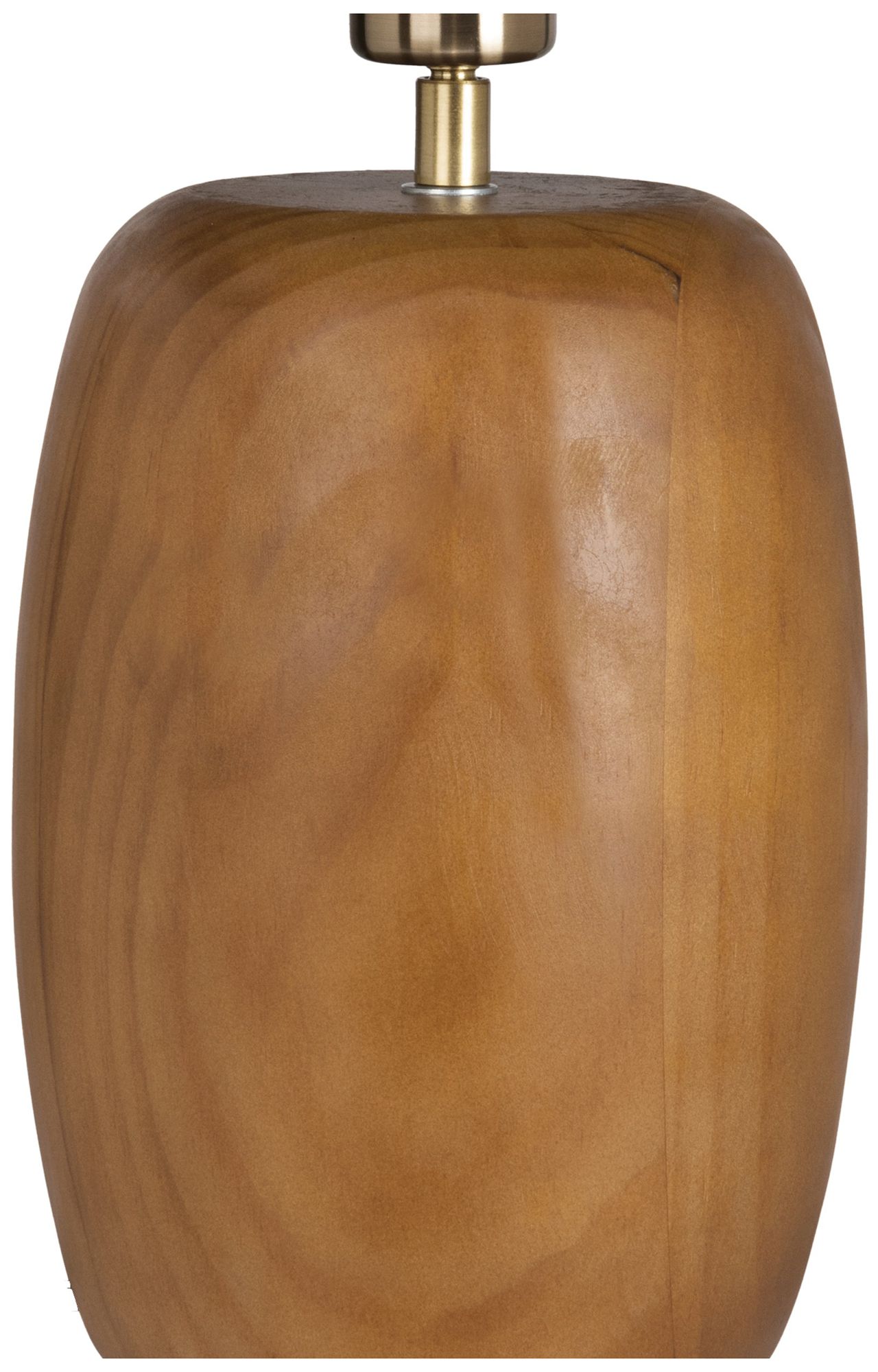 Image 4 Eglo Cottesford 21" Brown Pine Wood & Brushed Gold Table Lamp more views