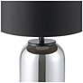 4_Eglo Cuite 24" Chrome Smoked Glass & Matte Black Table Lamp more views