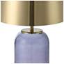 4_Eglo Cuite 24" Transparent Indigo Glass and Brushed Gold Table Lamp more views