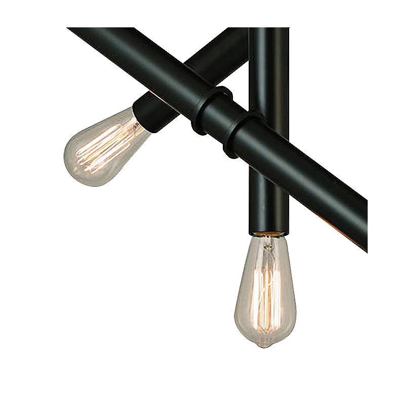 Image 3 Eglo Drucker 8" Wide 5-Light Black Pendant Light more views