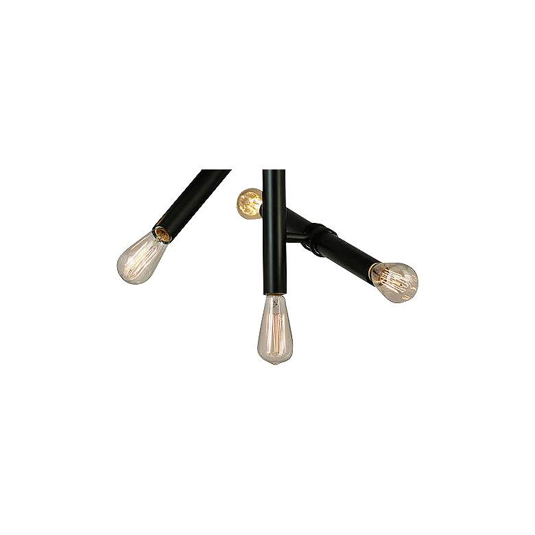 Image 3 Eglo Drucker 8" Wide 7-Light Black Pendant Light more views