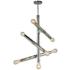 Eglo Drucker 8" Wide 7-Light Chrome Mini-Pendant