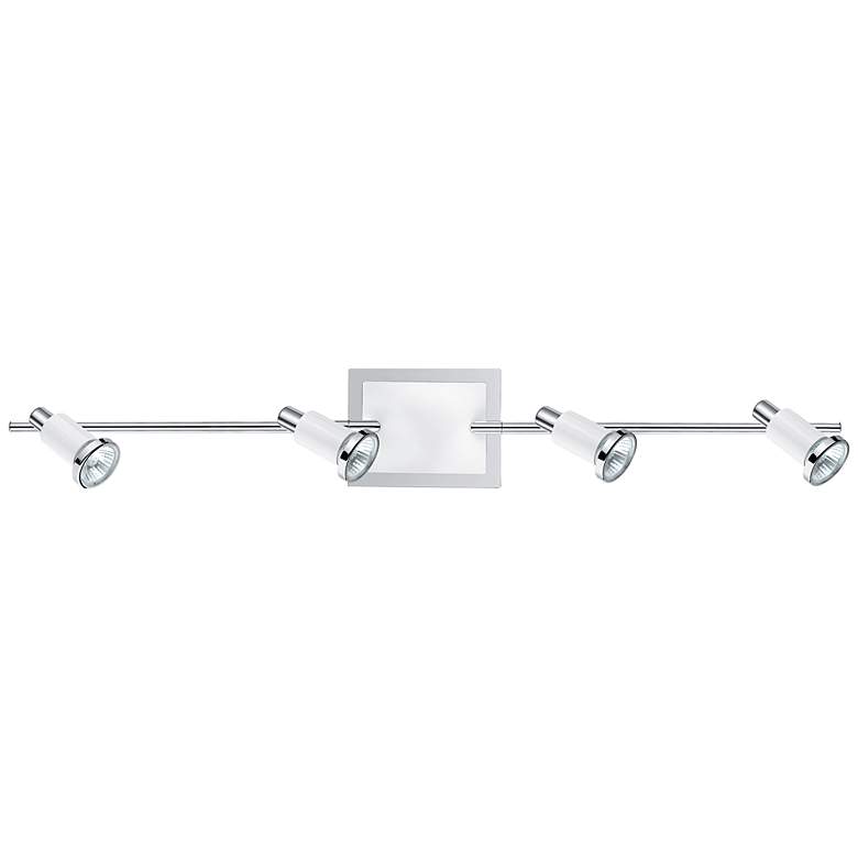 Image 1 Eglo Eridan 35" Wide Gloss White 4-Head Track Light