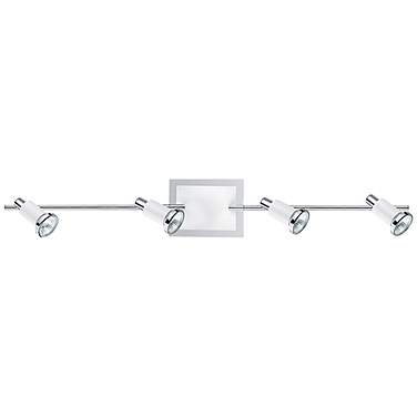 Eglo Eridan 35" Wide Gloss White 4-Head Track Light