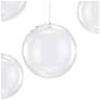 4_Eglo Espardello 58" 8 Light Black LED Pendant with Clear Glass Shades more views