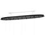 5_Eglo Espardello 58" 8 Light Black LED Pendant with Clear Glass Shades more views