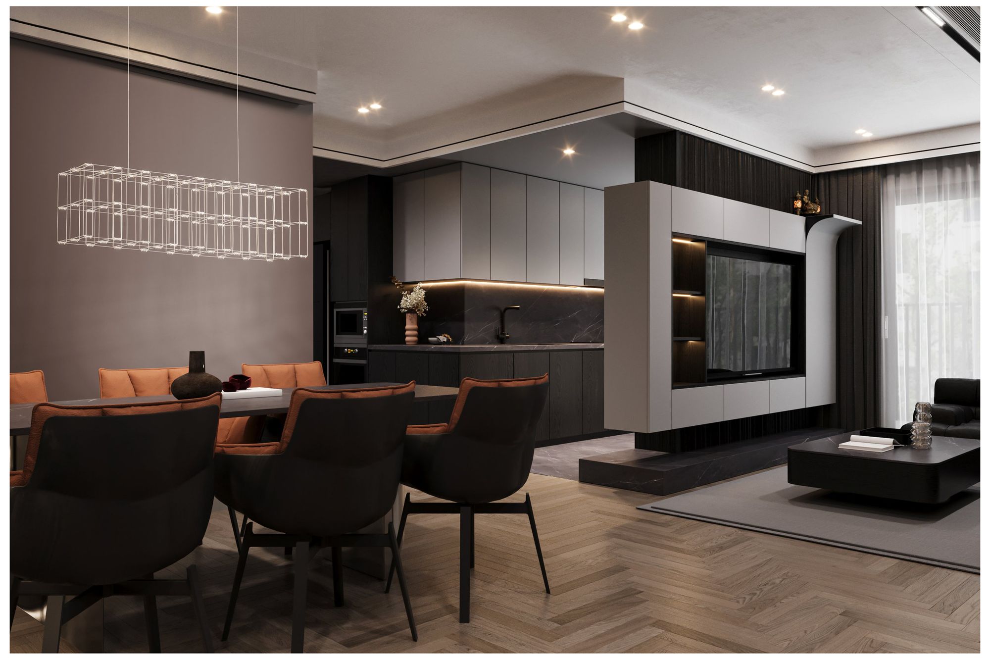 Eglo Frontera 81 Light Chrome LED Pendant Light