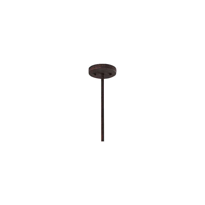 Image 4 Eglo Garraux 7" Wide Rust Pendant Light more views