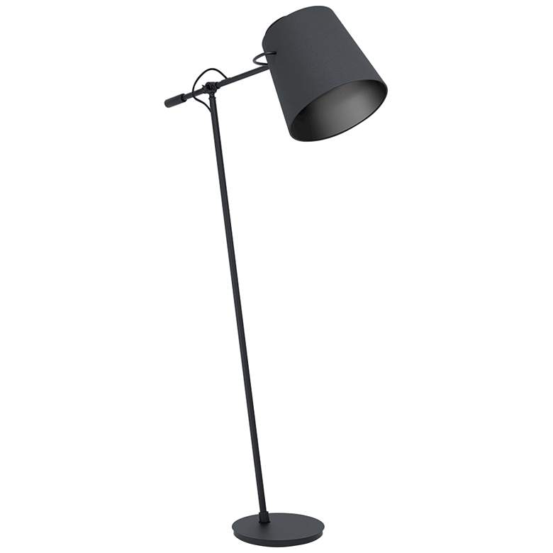 Image 2 Eglo Granadillos Black Adjustable Floor Lamp