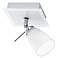 Eglo Katoro White Glass 1-Spot Track Light