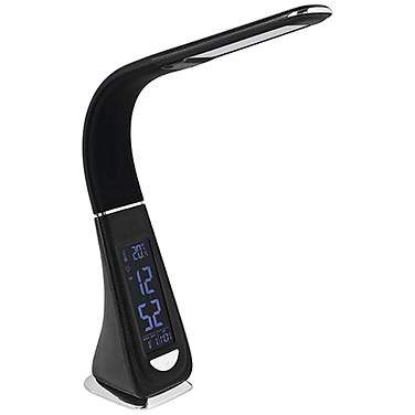 Eglo Lighting Cognoli 19" High Modern Black LED Touch Lamp with Alarm
