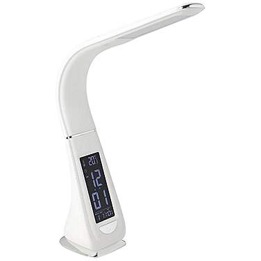Eglo Lighting Cognoli 19" High Modern White LED Touch Lamp with Alarm
