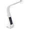 Eglo Lighting Cognoli 19" High Modern White LED Touch Lamp with Alarm