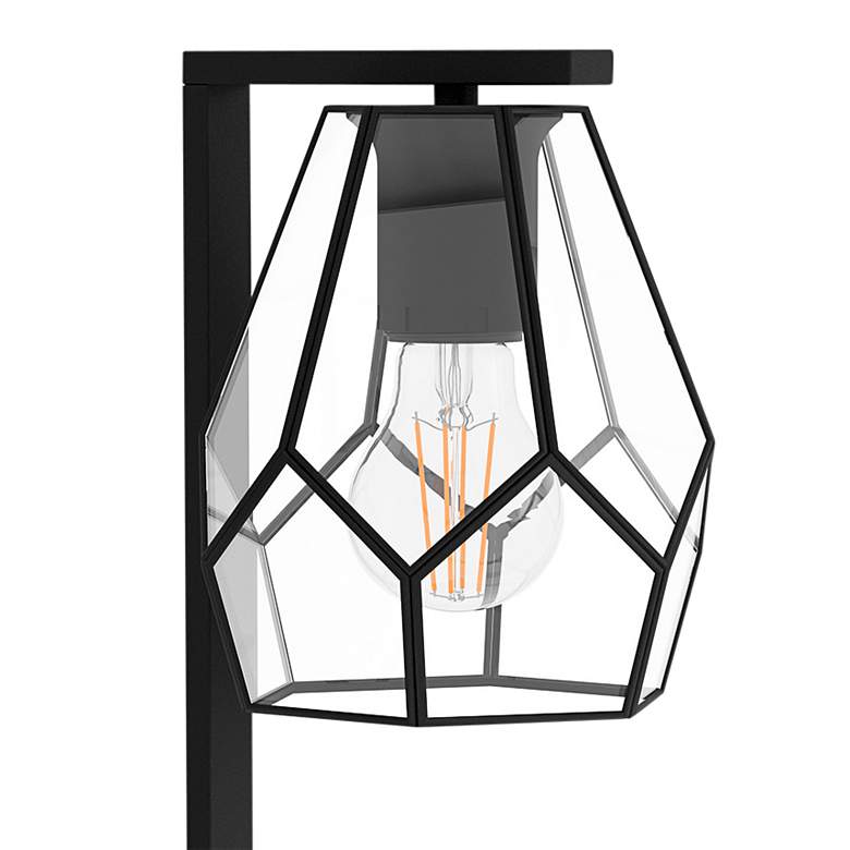 Image 3 Eglo Lighting Mardyke 19 3/4 inch High Glass and Matte Black Desk Lamp more views