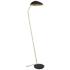 Eglo Lindmoor 63 1/2" Brass and Black Mid-Century Modern Floor Lamp