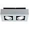 Eglo Loke 2-Light Brushed Aluminum Track Fixture