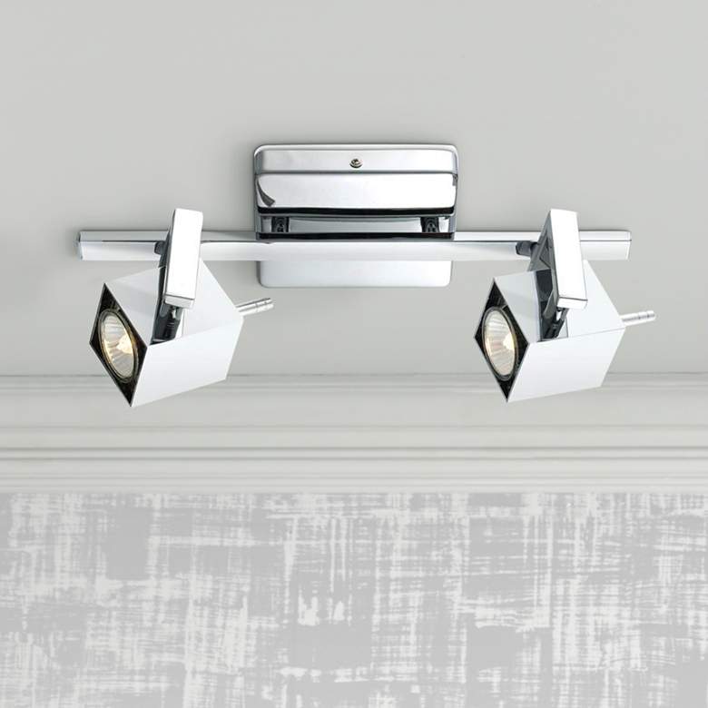 Image 1 Eglo Manao 2-Spot Chrome Track Light Fixture