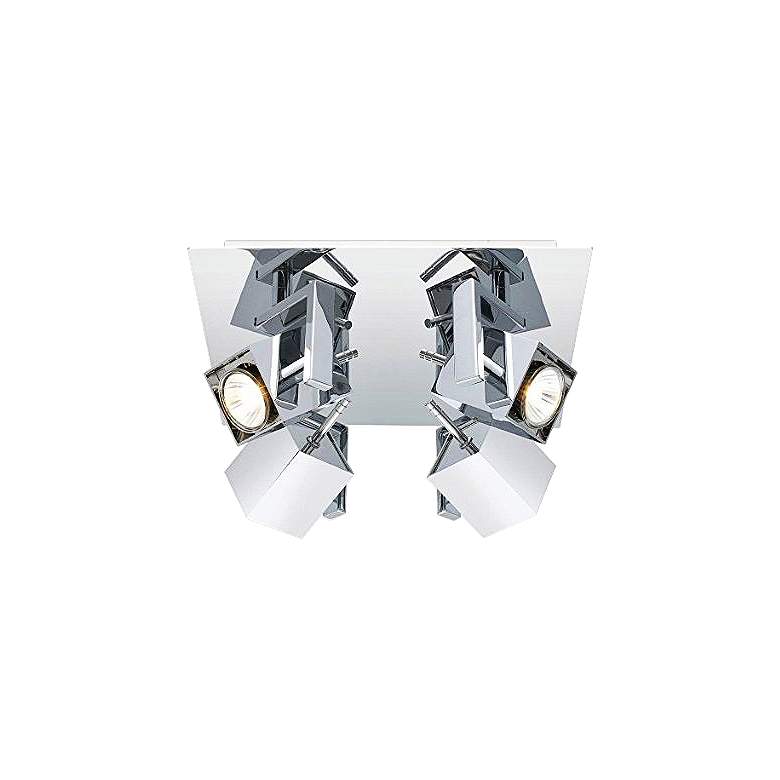 Image 1 Eglo Manao 4-Spot Chrome Square Track Light Fixture