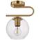 Eglo Marojales 8 3/4" Wide Brushed Gold Ceiling Light