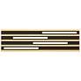 3_Eglo Marreira 30" 4 Light Wood and Black Flush Mount more views