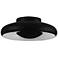 Eglo Meldola 17 1/2" Wide Black and White LED Ceiling Light