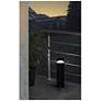 4_Eglo Melzo 17-inch Black LED Outdoor Bol more views