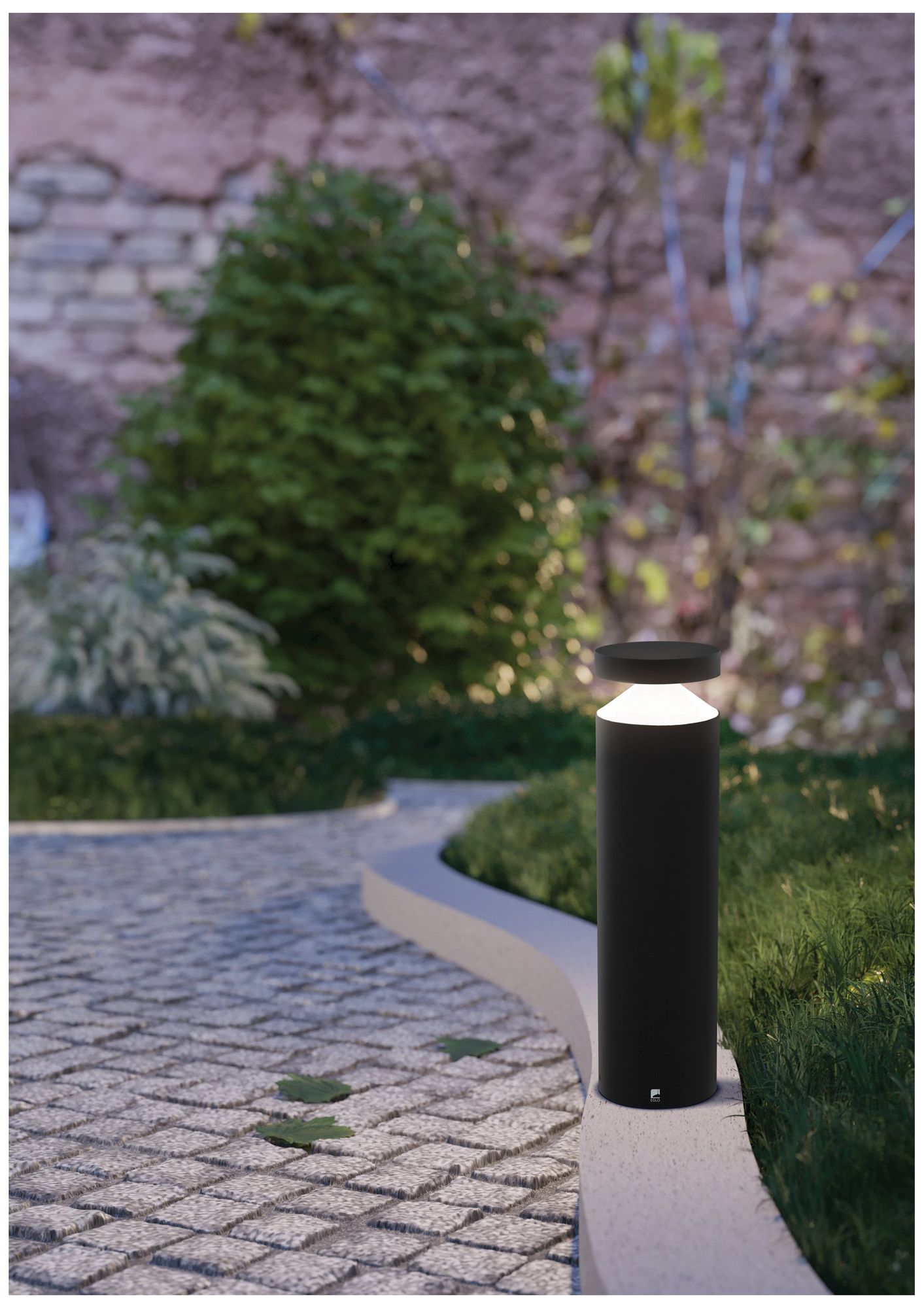 Image 5 Eglo Melzo 17-inch Black LED Outdoor Bol more views