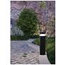 5_Eglo Melzo 17-inch Black LED Outdoor Bol more views
