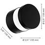 2_Eglo Melzo Black LED Outdoor Wall Light more views