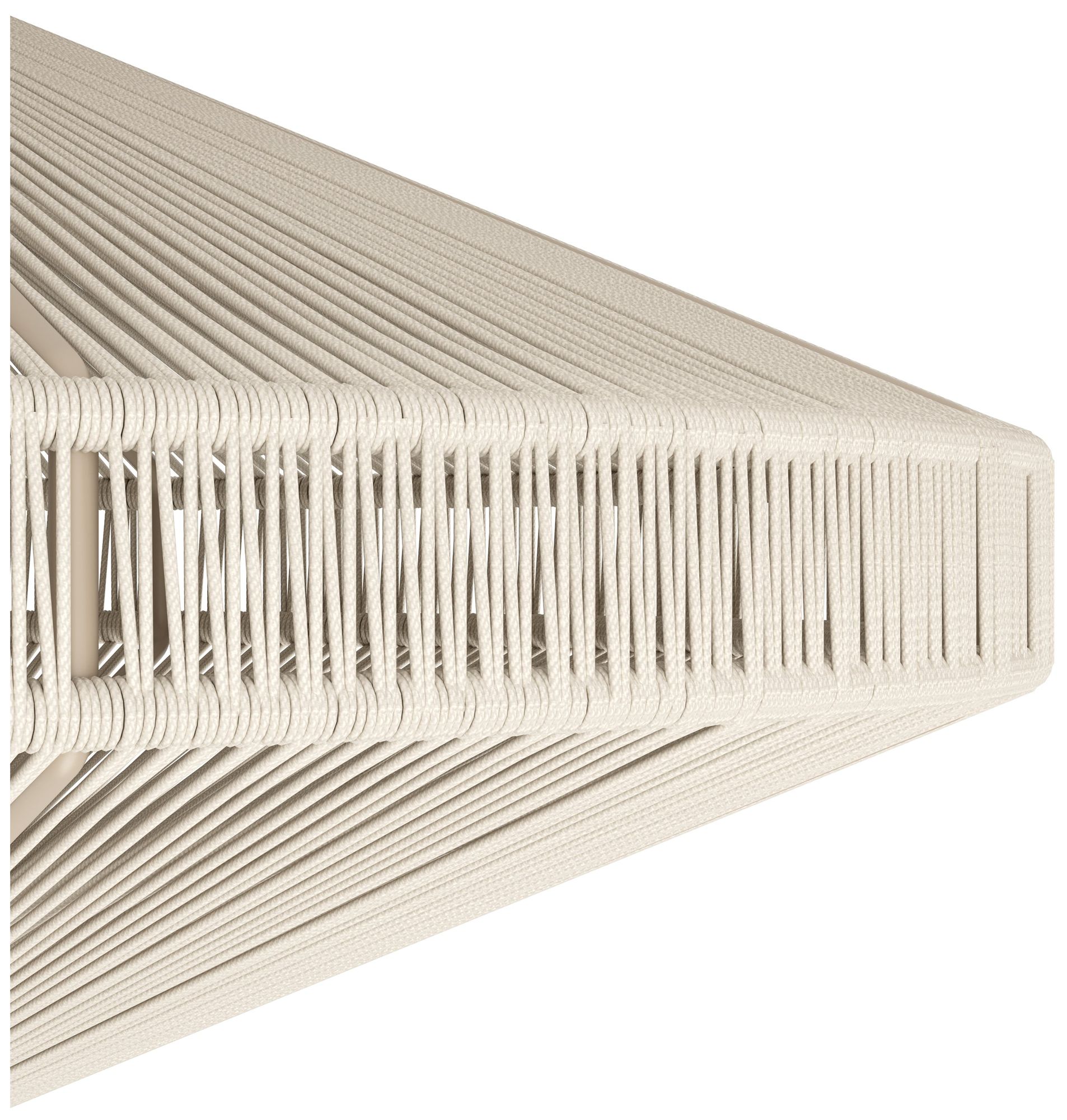 Image 3 Eglo Midsummer 1 Light Black Convertible Pendant with Cream Jute Shade more views