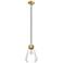 Eglo Montey 8 1/4" Wide Brushed Gold Modern Pendant Light