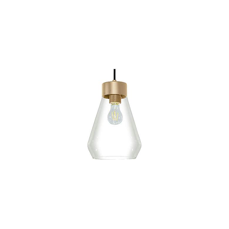 Image 3 Eglo Montey 8 1/4 inch Wide Brushed Gold Modern Pendant Light more views