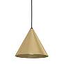 3_Eglo Narices 31 1/2"W Black and Brass 3-Light Linear Pendant more views