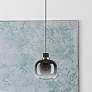 Thumbnail2 of Eglo Oilella 7 1/2" Wide Black Glass Bowl Mini Pendant