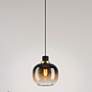 Thumbnail1 of Eglo Oilella 7 1/2" wide Structured Black Mini Pendant