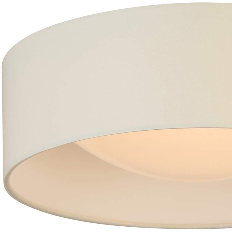 Image 4 Eglo Orme 12" Wide White LED Ceiling Light more views