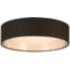 Eglo Orme 16" Wide Black and Brushed Nickel LED Modern Ceiling Light