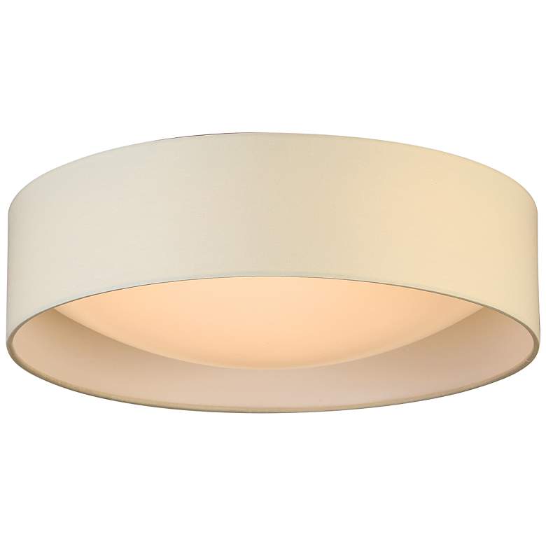 Image 3 Eglo Orme 16" Wide White LED Ceiling Light