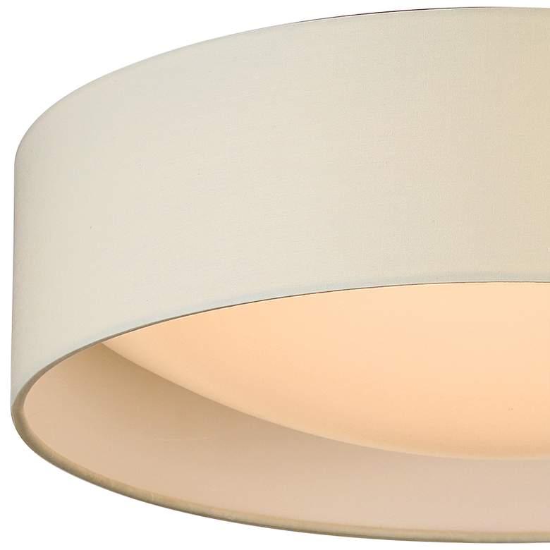 Image 4 Eglo Orme 16" Wide White LED Ceiling Light more views