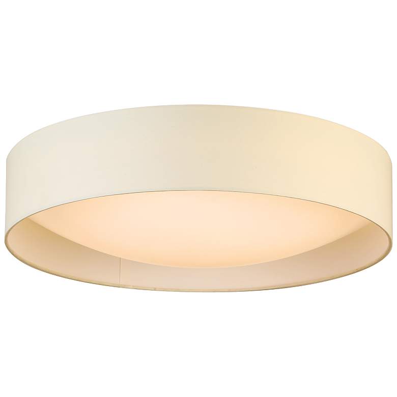 Image 2 Eglo Orme 20" Wide White LED Ceiling Light